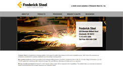 Desktop Screenshot of fredericksteel.com